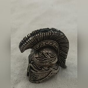 Men's Silver Spartan Helmet - Classic Warrior Design